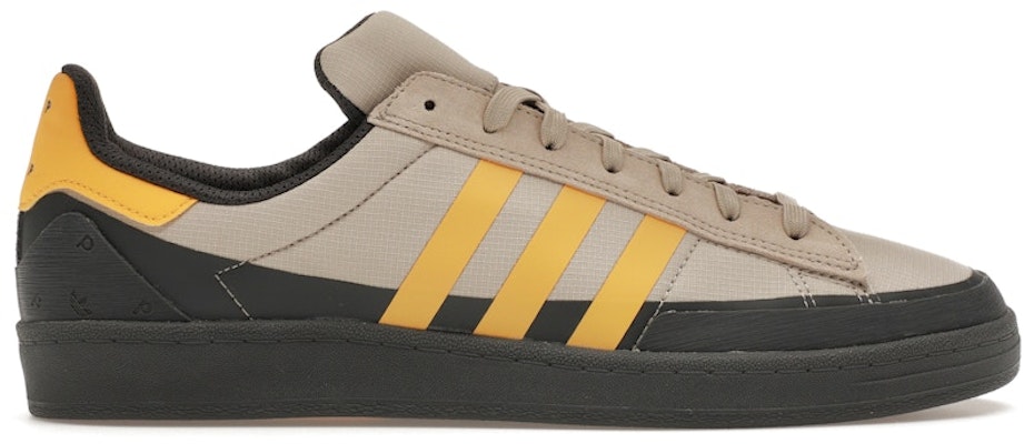 Adidas POP Trading Campus ADV Casual Retro Skate Gray Yellow HR0113 Lifestyle Shoes