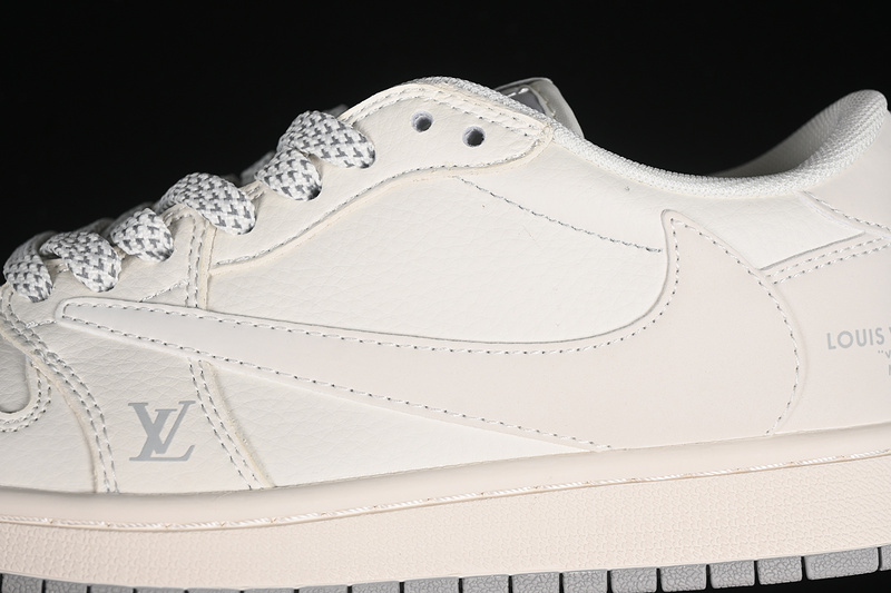 Nike Air Jordan 1 Low OG SP Travis Scott Fragment Design Beige Sneakers