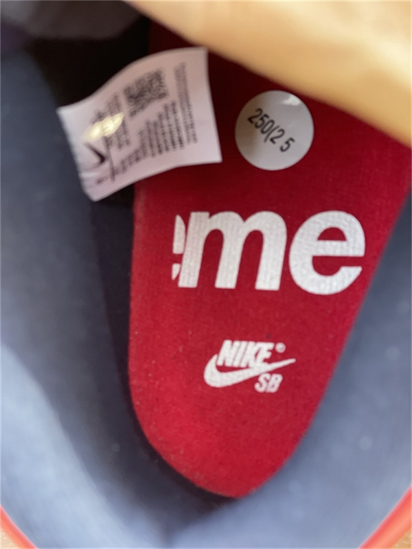 Nike Supreme Dunk SB High By Any Means Red Navy Sneakers