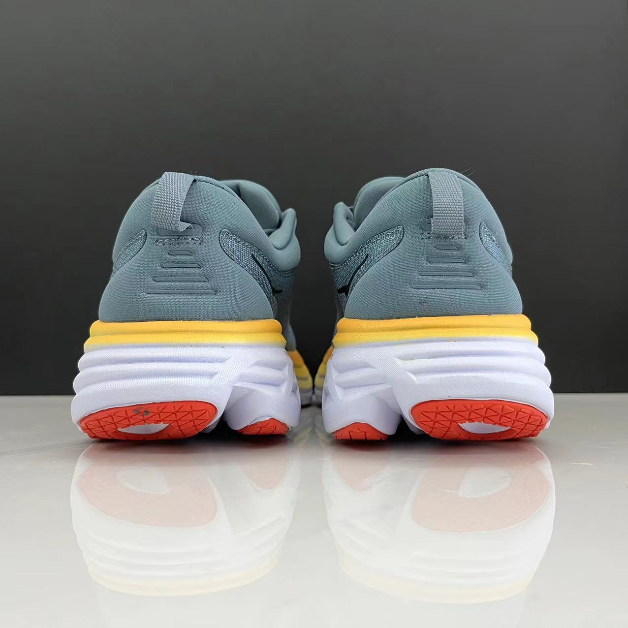 Hoka One One Bondi 8 Breathable Low-top Running Shoes Sneakers Turquoise