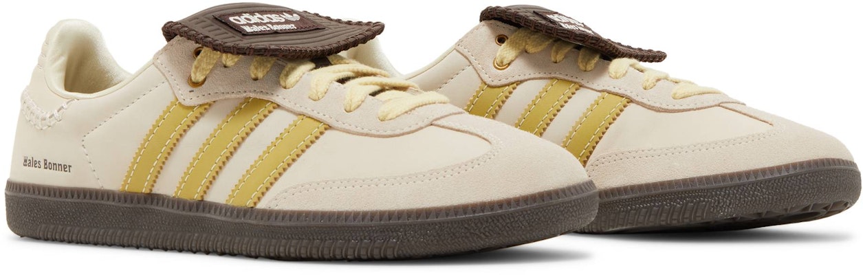 Wales Bonner Adidas Samba Beige Yellow ID0217 Lifestyle Shoes