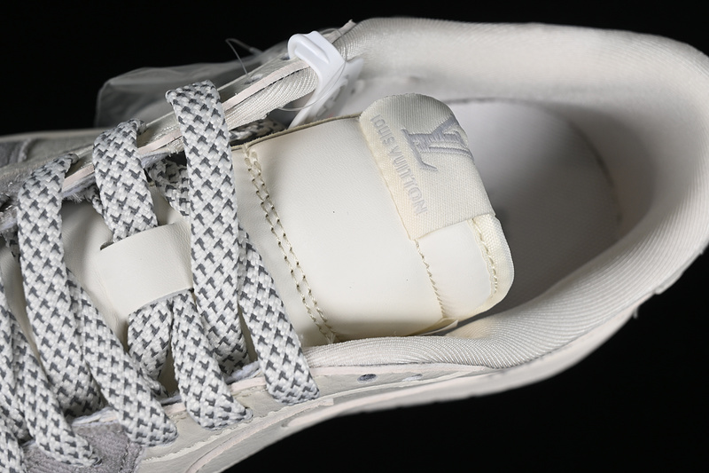 Nike Air Jordan 1 Low Travis Scott Fragment Design LV Grey White Sneakers