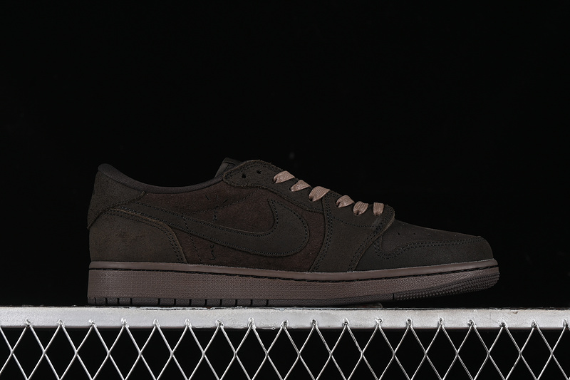 Nike Air Jordan 1 Low OG Travis Scott Dark Mocha Brown Sneakers
