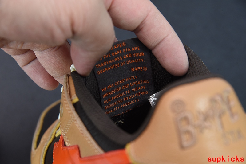 A Bathing Ape Bape Sta Sk8 Brown Black