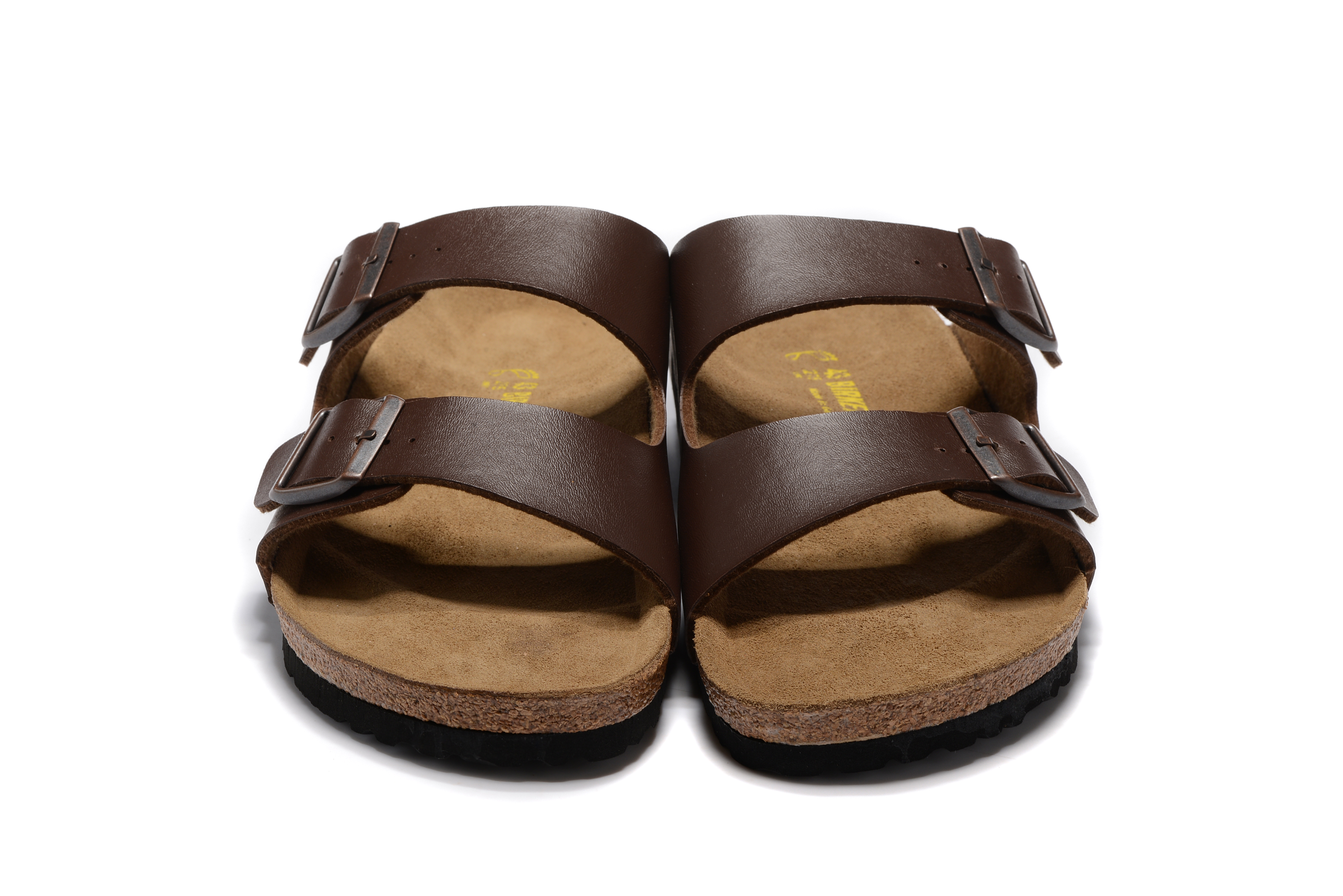 Birkenstock Arizona Dark Brown Two Buckle Leather Sandal