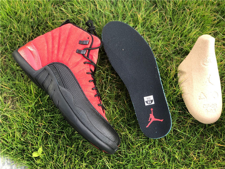 Nike Air Jordan 12 Retro Reverse Flu Game Red Sneakers