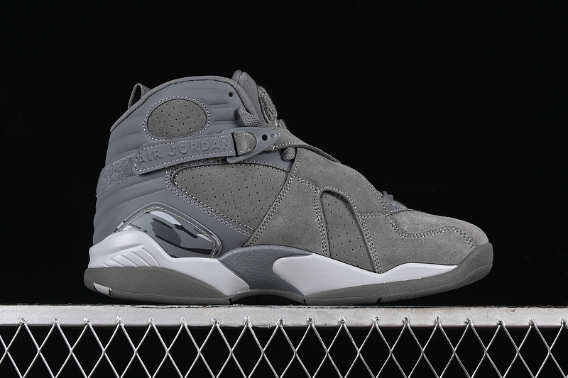 Nike Air Jordan 8 Retro Wolf Grey Sneakers