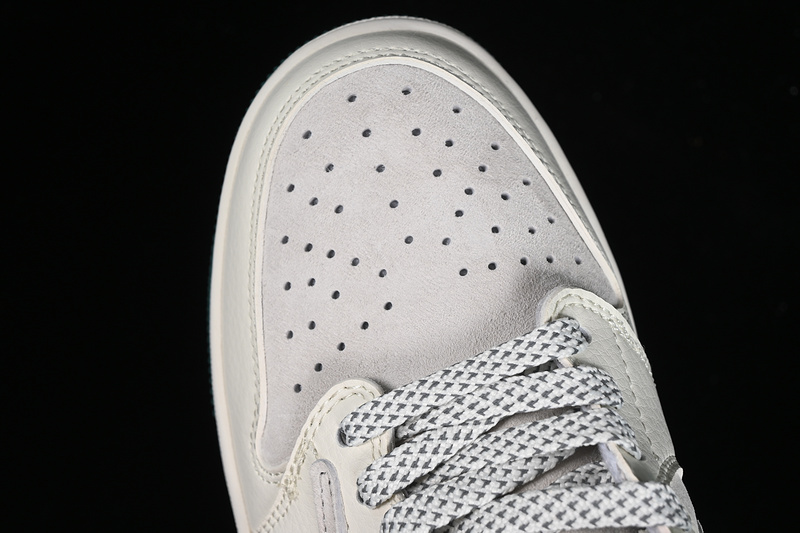 Nike Air Jordan 1 Low OG SP Travis Scott Fragment Design LV Grey White Sneakers