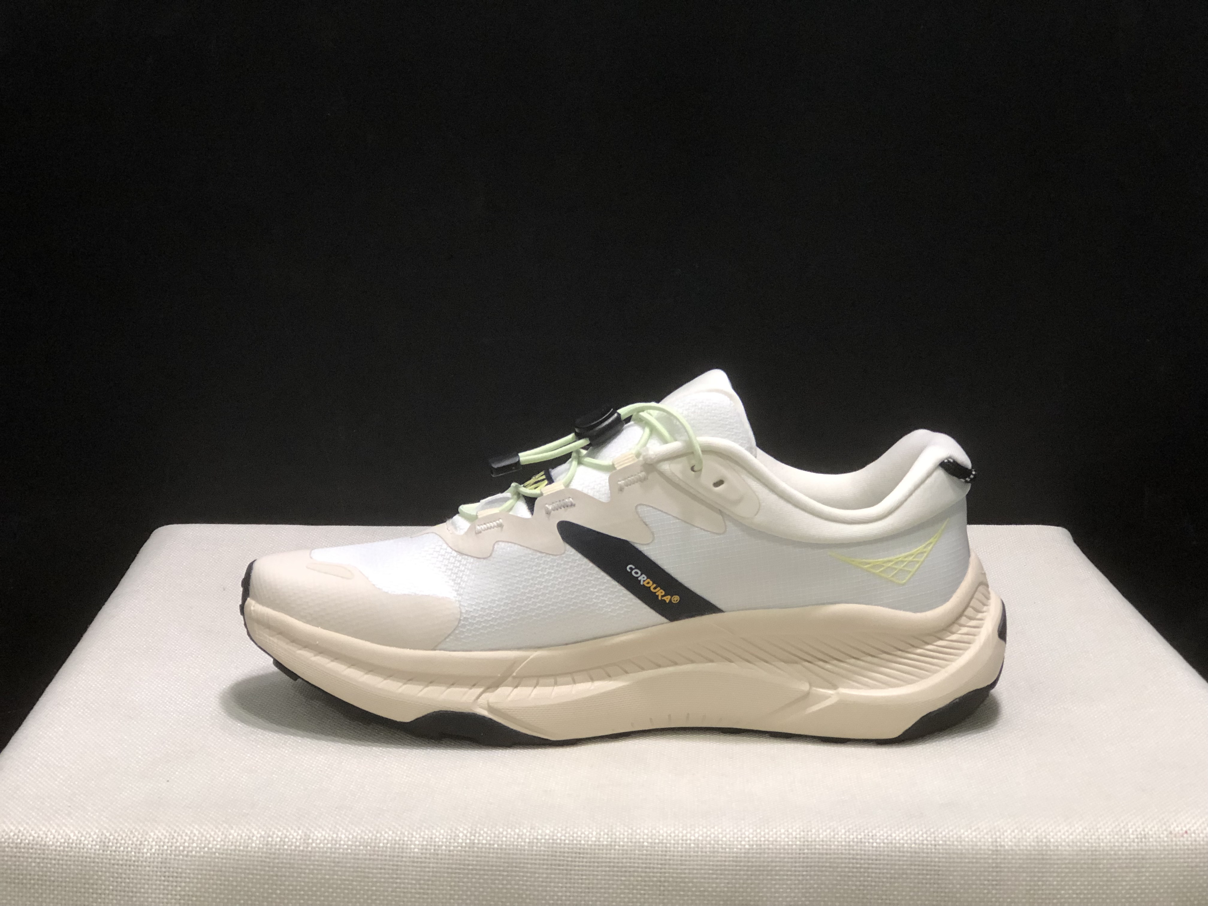 Hoka One One Transport Drawstring Low-top Running Shoes Sneakers Beige