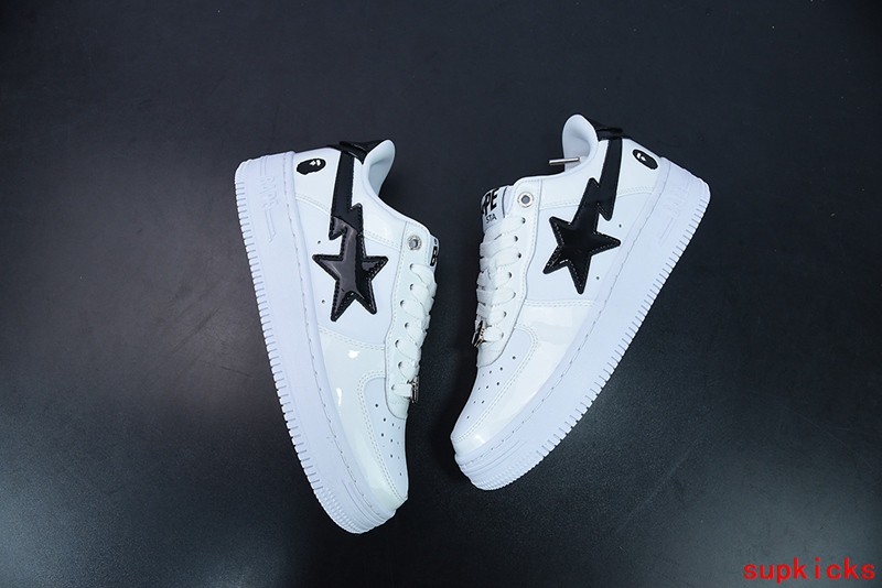 A Bathing Ape Bape Sta Sk8 White Black