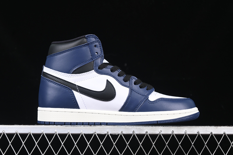 Nike Air Jordan 1 High OG Midnight Navy Black White Sneakers