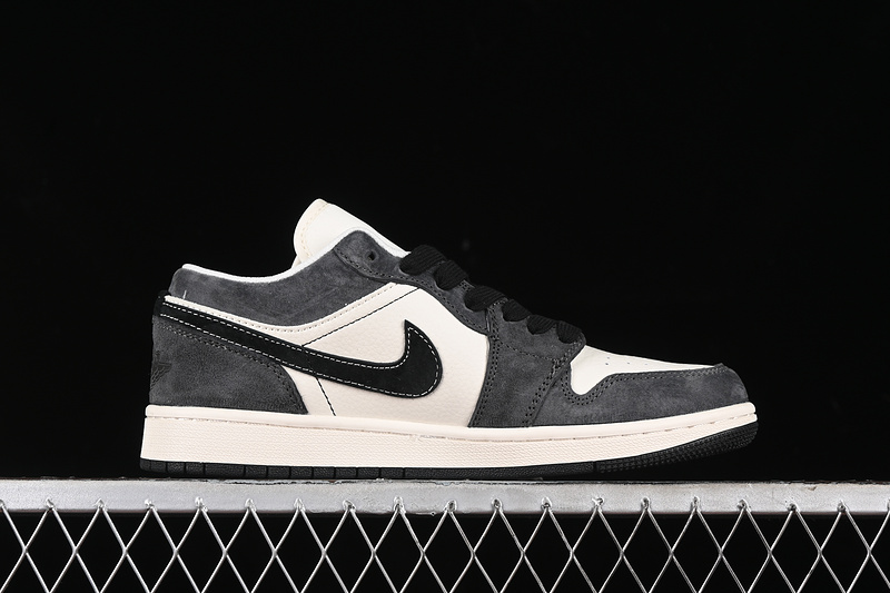 Nike Air Jordan 1 Low White Dark Grey Sneakers