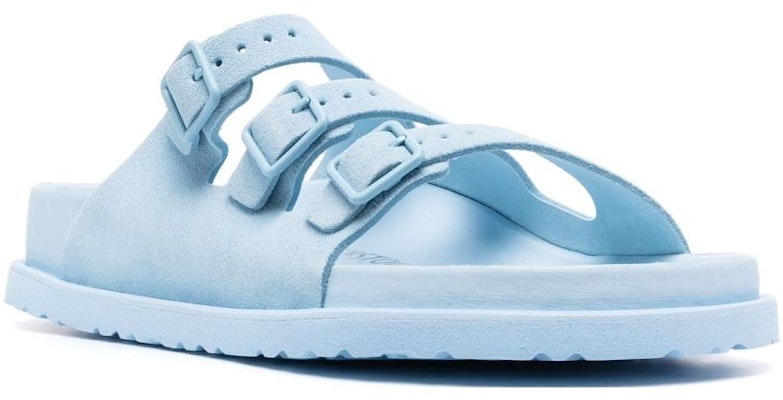 Birkenstock Arizona Three Button Sky Blue 1024824 Fashion Slippers