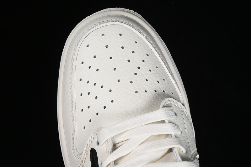 Nike Air Jordan 1 Low Travis Scott Fragment Design LV Black White Sneakers