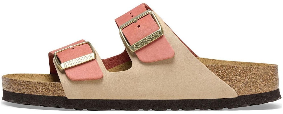 Birkenstock Arizona Mars Red Sandcastle Nubuk Leather 1025727 Fashion Slippers