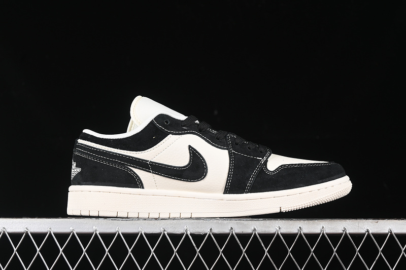 Nike Air Jordan 1 Low Black White Casual Sports Shoes