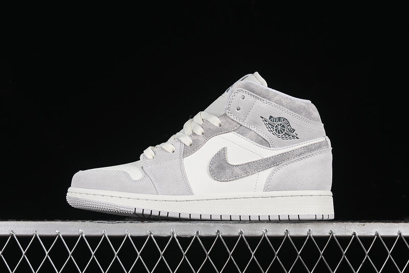 Nike Air Jordan 1 Mid Neutral Grey Sneakers
