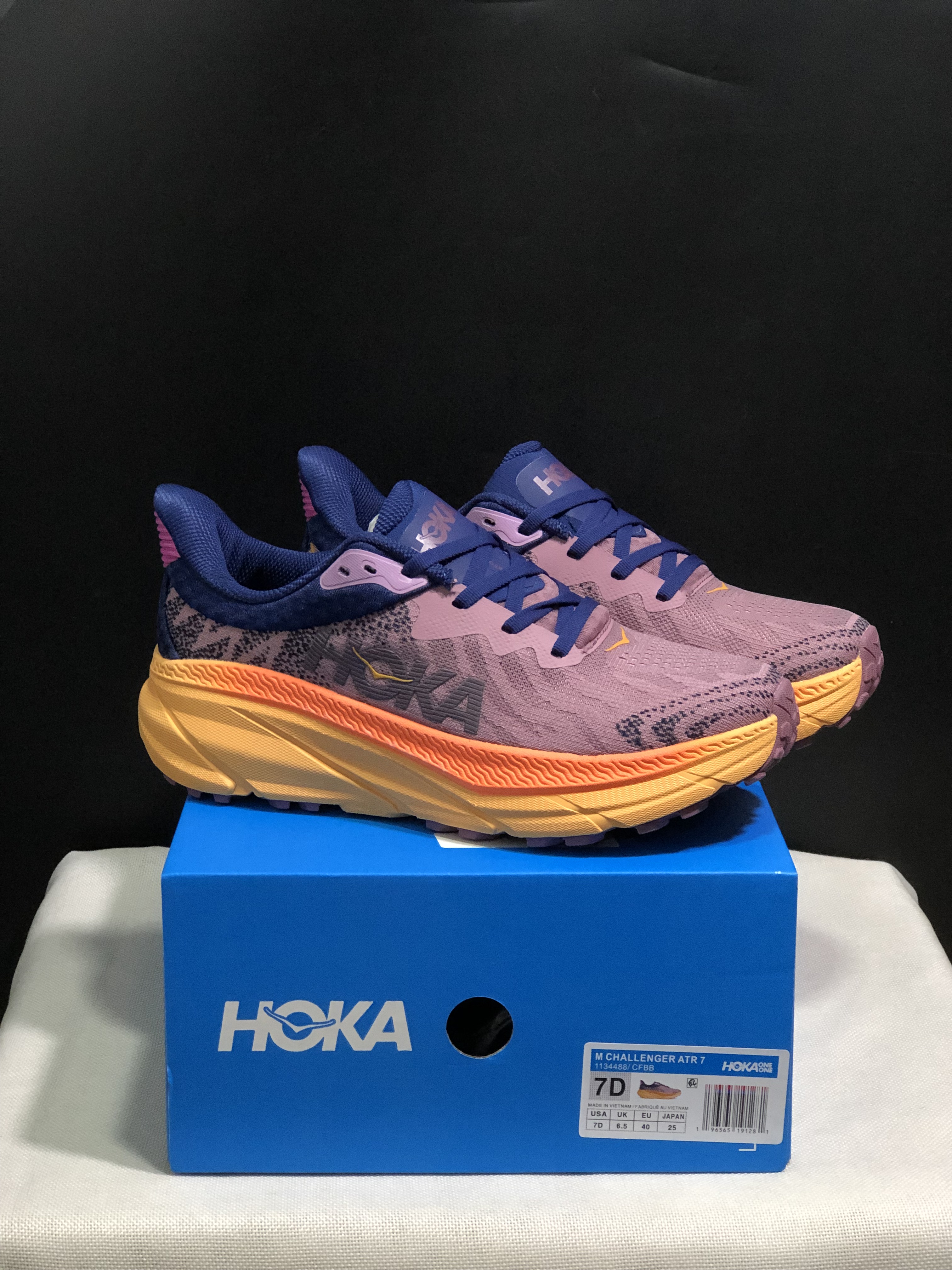 Hoka One One Challenger 7 Shock-absorbing Breathable Running Shoes Sneakers Pink