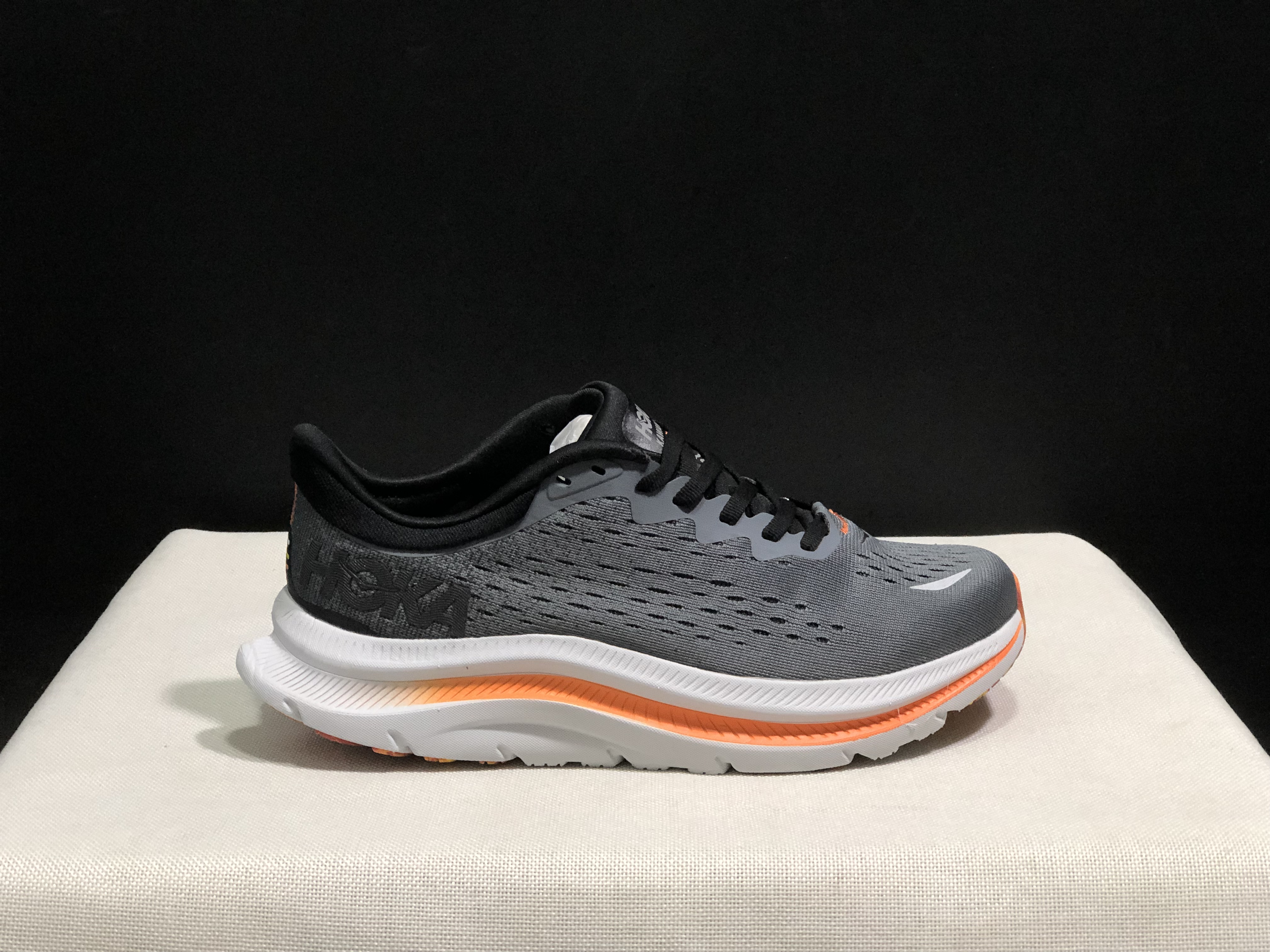 Hoka One One Kawana Cushioning Comfortable Gym Running Shoes Sneakers Gray