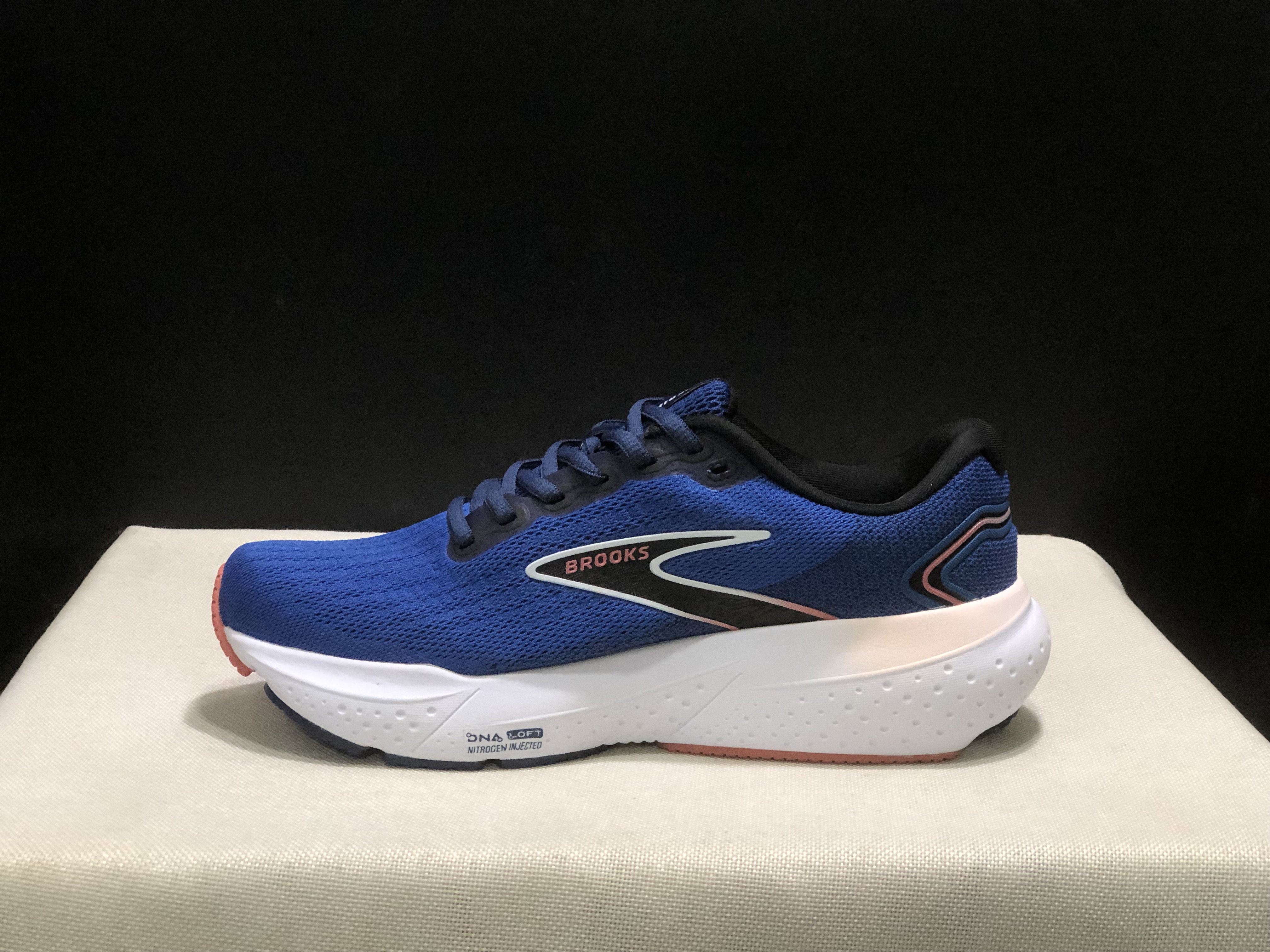 Brooks Glycerin 21 Low-top Casual Running Shoes Blue/Pink