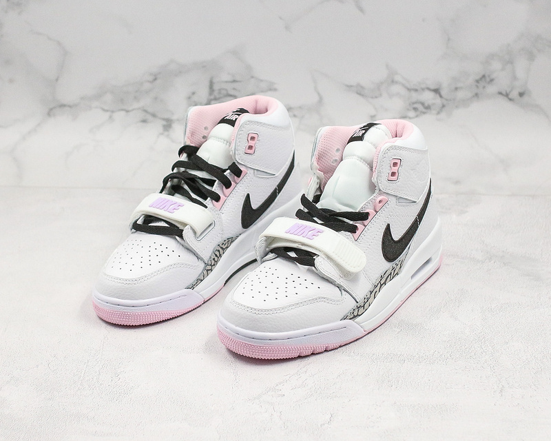 Nike Air Jordan Legacy 312 White Pink Foam Sneakers