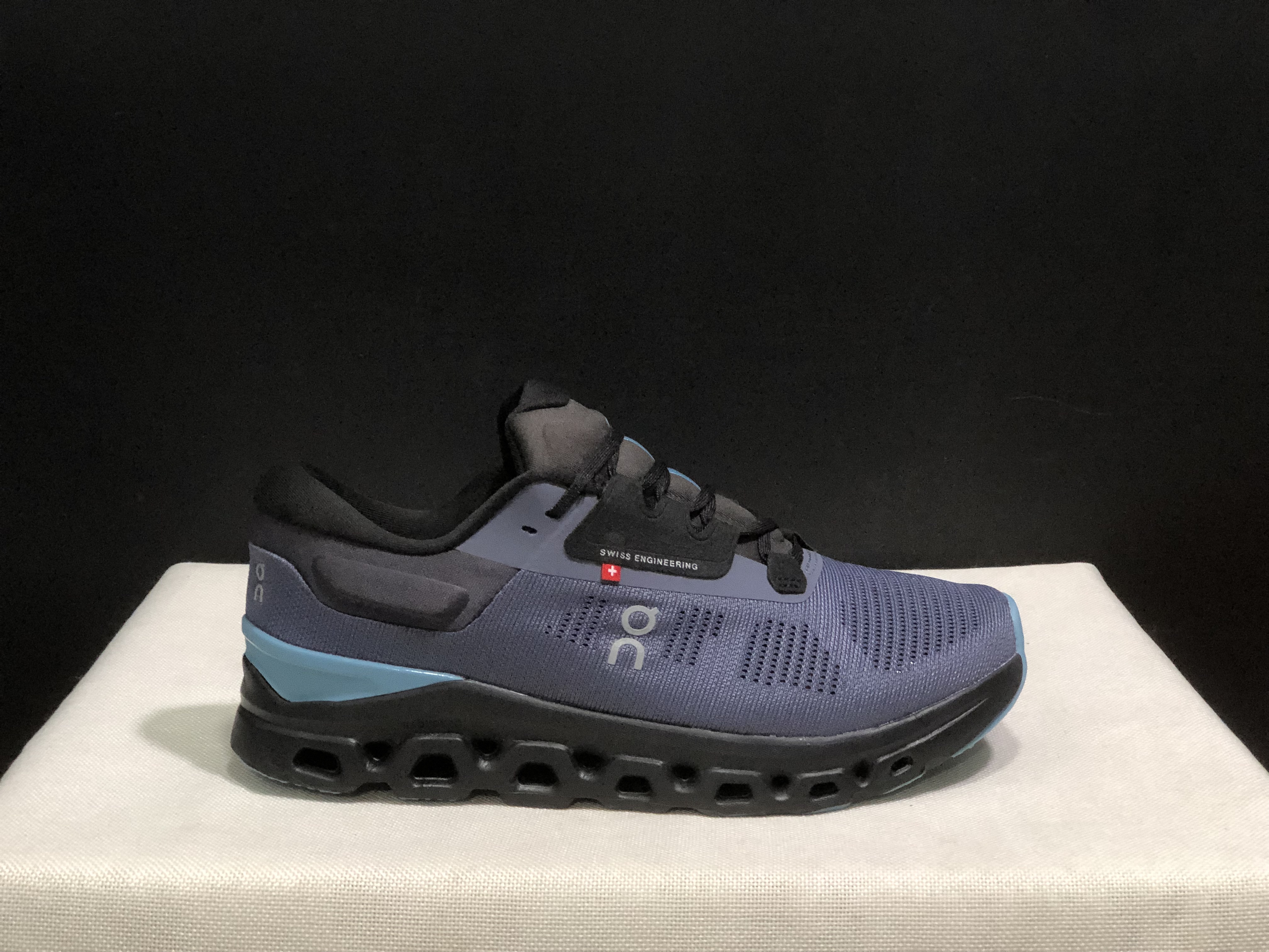 On Running Cloudstratus 3 Anti-Slip Running Shoes Dark Blue/Black