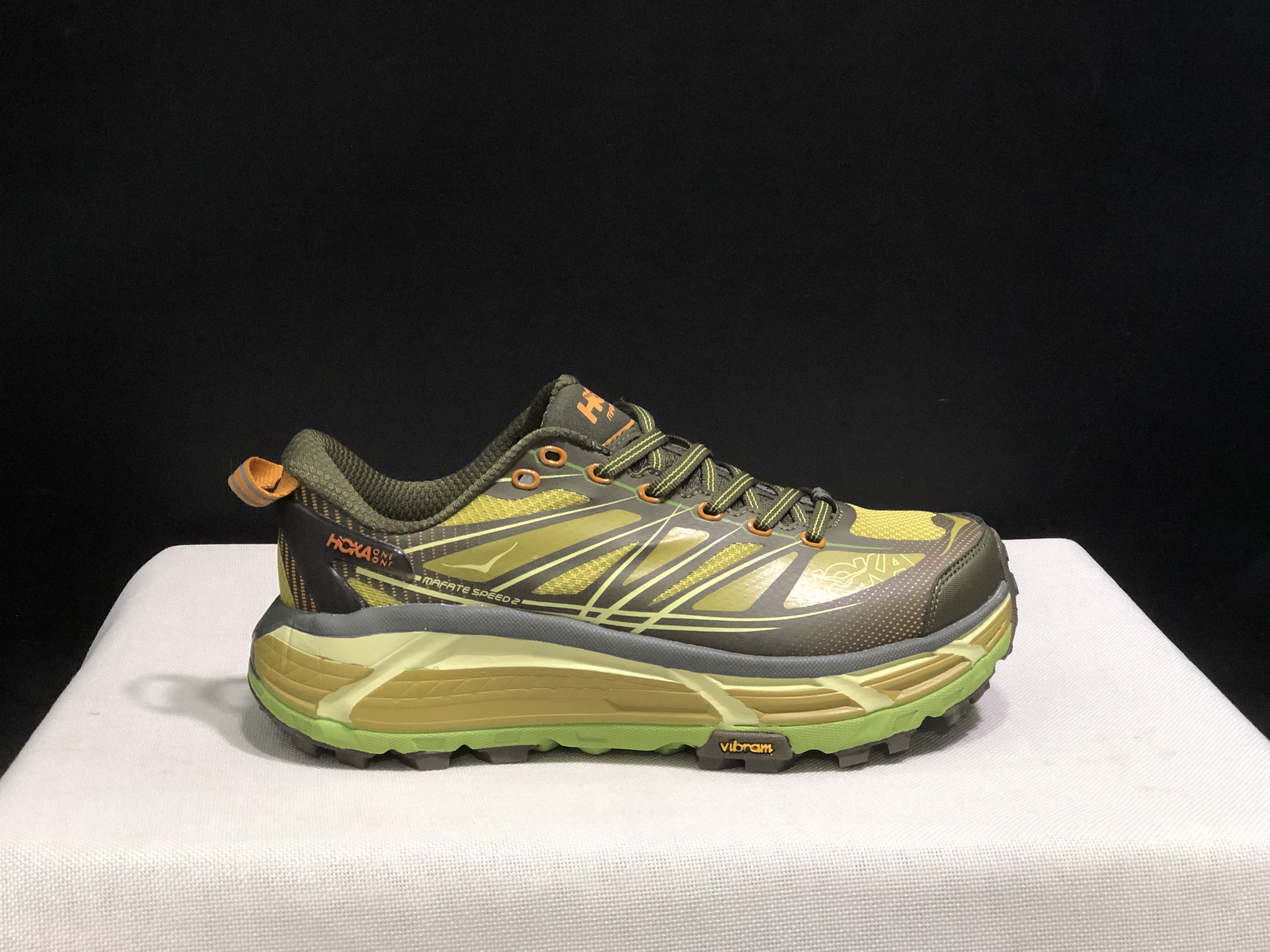 Hoka One One Mafate Speed 2 Mountain Anti-slip Running Shoes Sneakers Brown