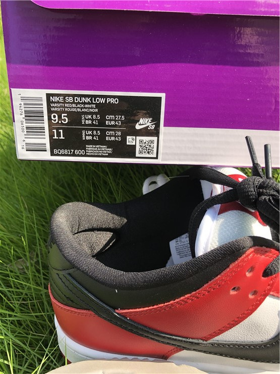 Nike Dunk SB Low J-Pack Chicago Red Sneakers