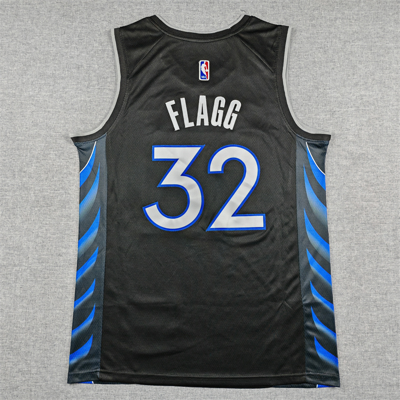 Men's Dallas Mavericks Cooper Flagg #32 Black 2025/26 Swingman Jersey - City Edition