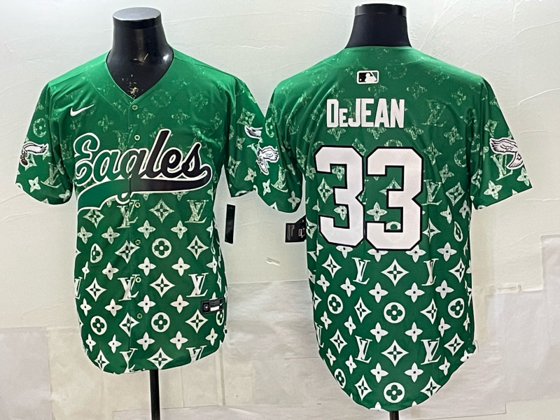 Men's Philadelphia Eagles Cooper DeJean #33 Green Player Jersey