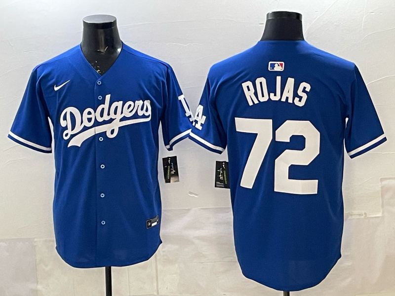 Men's Los Angeles Dodgers Manny Rojas #72 Royal Alternate 2 Replica Jersey