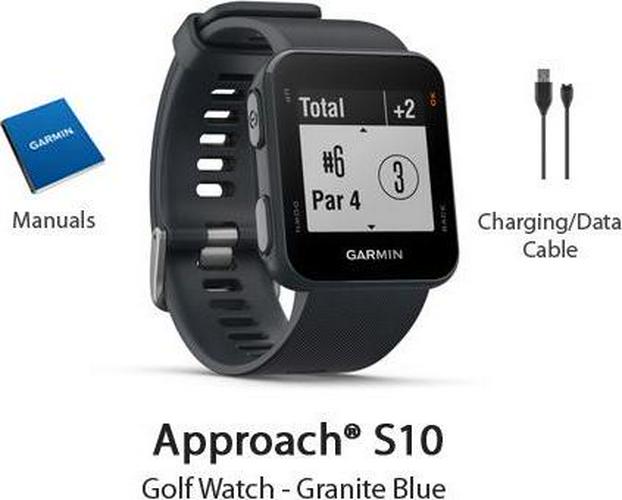 Garmin Approach S10 Golf Watch, Granite Blue