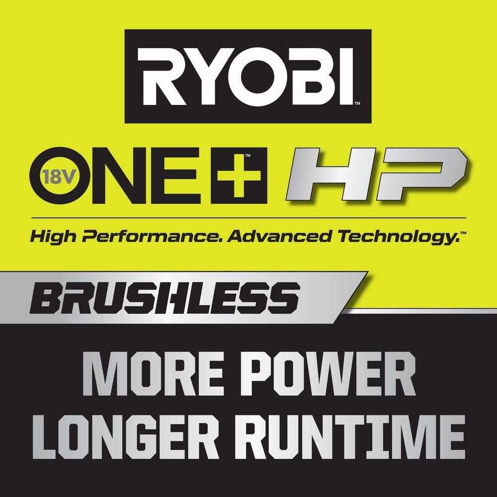 RYOBI ONE+ HP 18V Brushless 10 in. Battery Chainsaw with 4.0 Ah Battery and Charger P2520