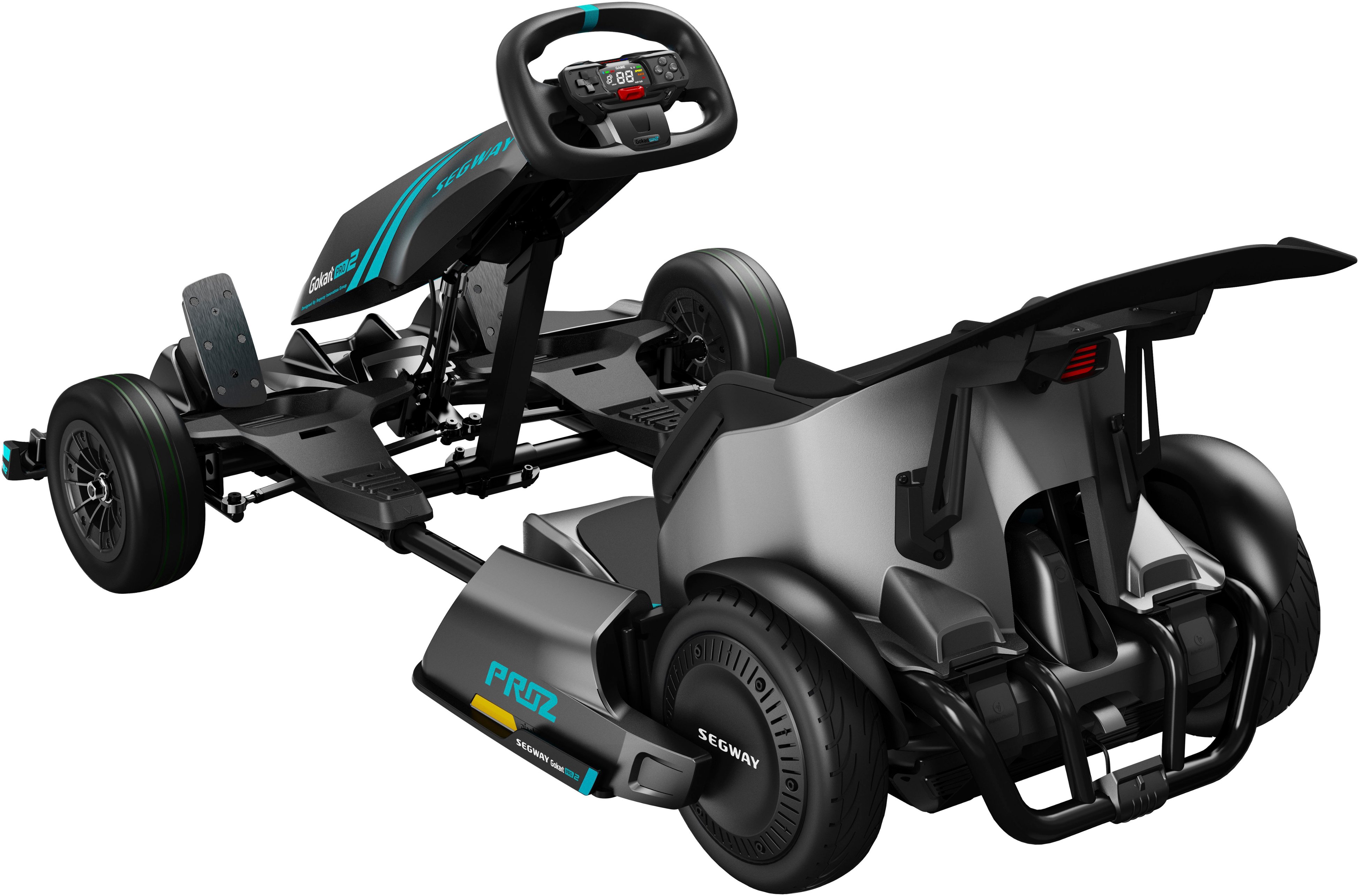 2025 Segway – Go Kart Pro 2 w/15.5 mi Max Operating Range & 26.7 mph Max Speed – Gray