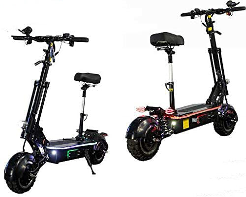 60MPH Ultra High Speed Electric Scooter for Adults Foldable, 5000W Power Dual Motor| 60V /38.5Ah Battery | 83 Miles Range | Grade 30°