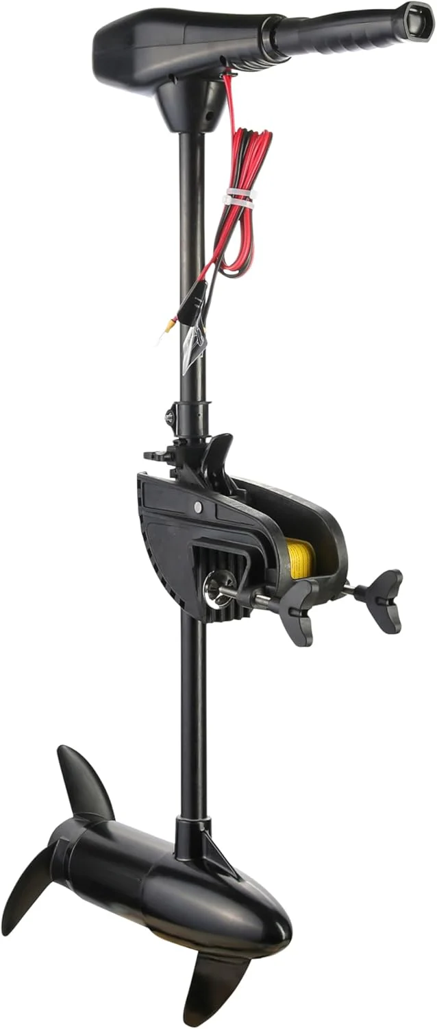 Thrust Saltwater Transom Mounted Trolling Electric Trolling Motor w/LED Battery Indicator
