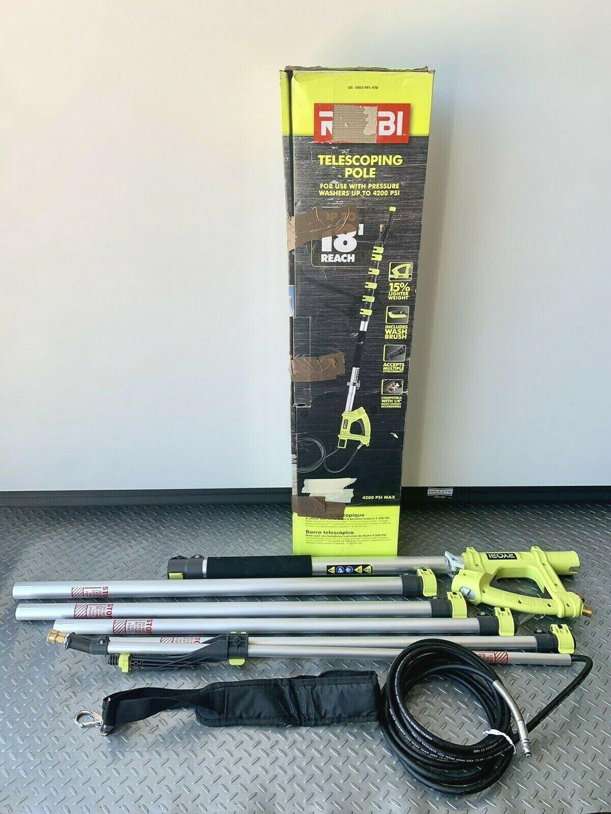 RY31EP26 18 ft. Extension Pole for Pressure Washer up 4200psi