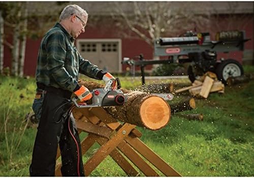 Oregon CS1500 18-inch 15 Amp Self-Sharpening Corded Electric Chainsaw. with Integrated Self-Sharpening System (PowerSharp). 2-Year Warranty. 120V. Grey. Black