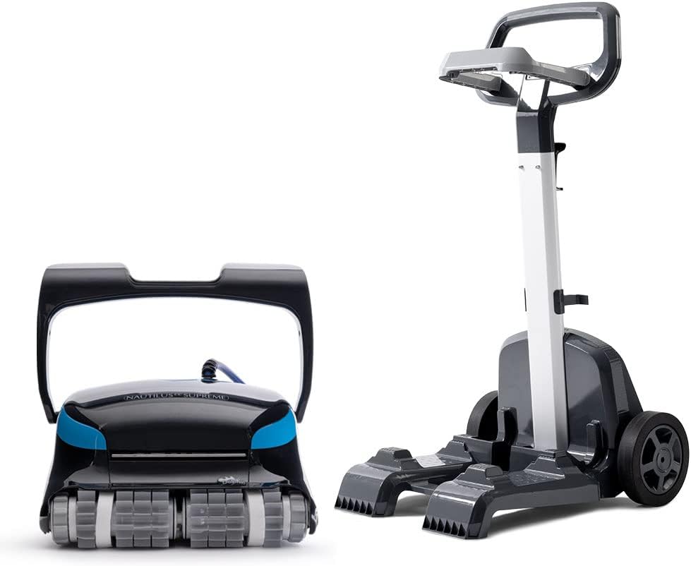 Nautilus CC Plus Wi-Fi Automatic Robotic Pool Vacuum Cleaner, Always Cleaning, Never Charging, with Wall Climbing Scrubber Brush, Ideal for In-Ground Pools up to 50 FT in Length