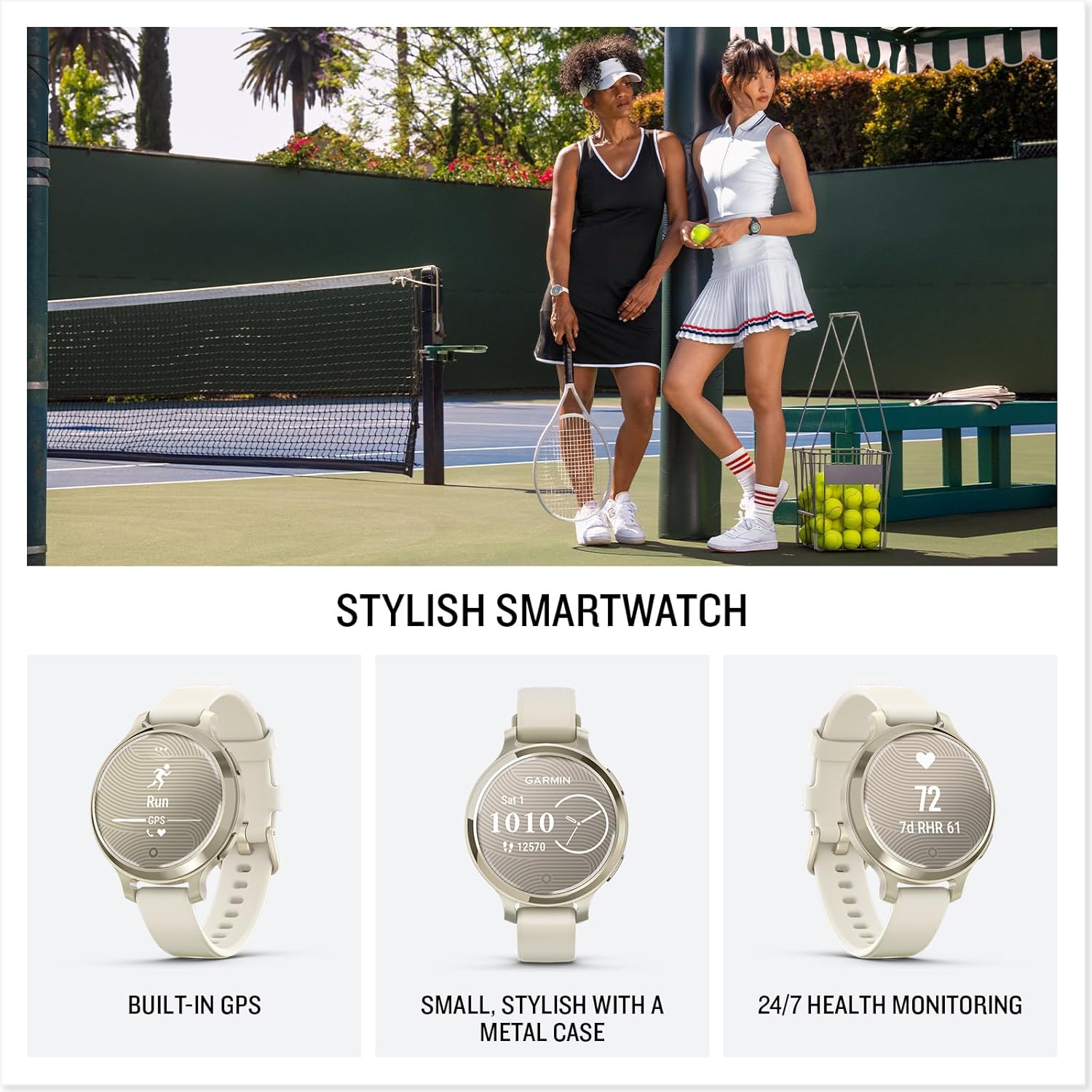 Active Smartwatch with Built-In GPS