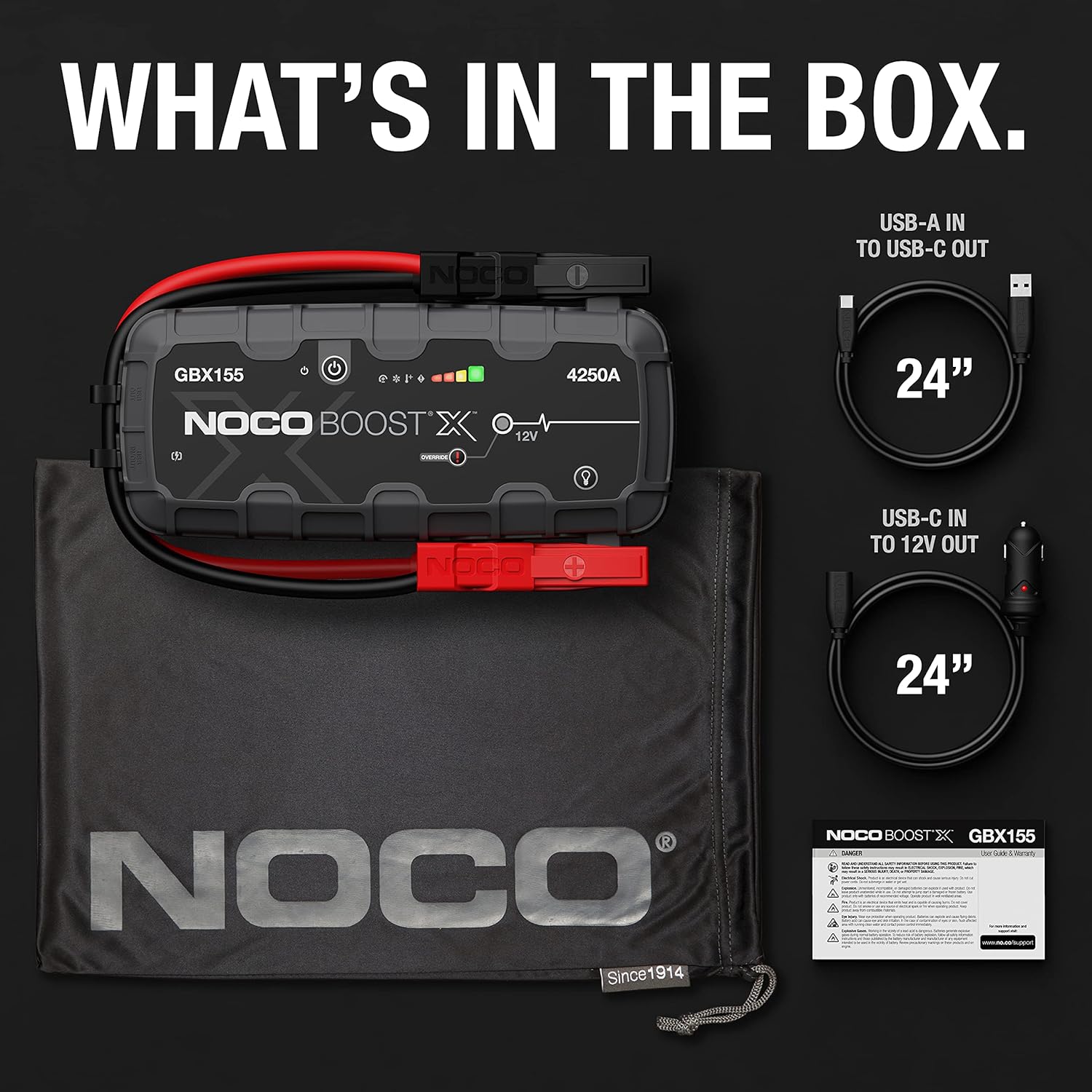 Boost X Gbx155 Jump Starter & Power Bank 4250A