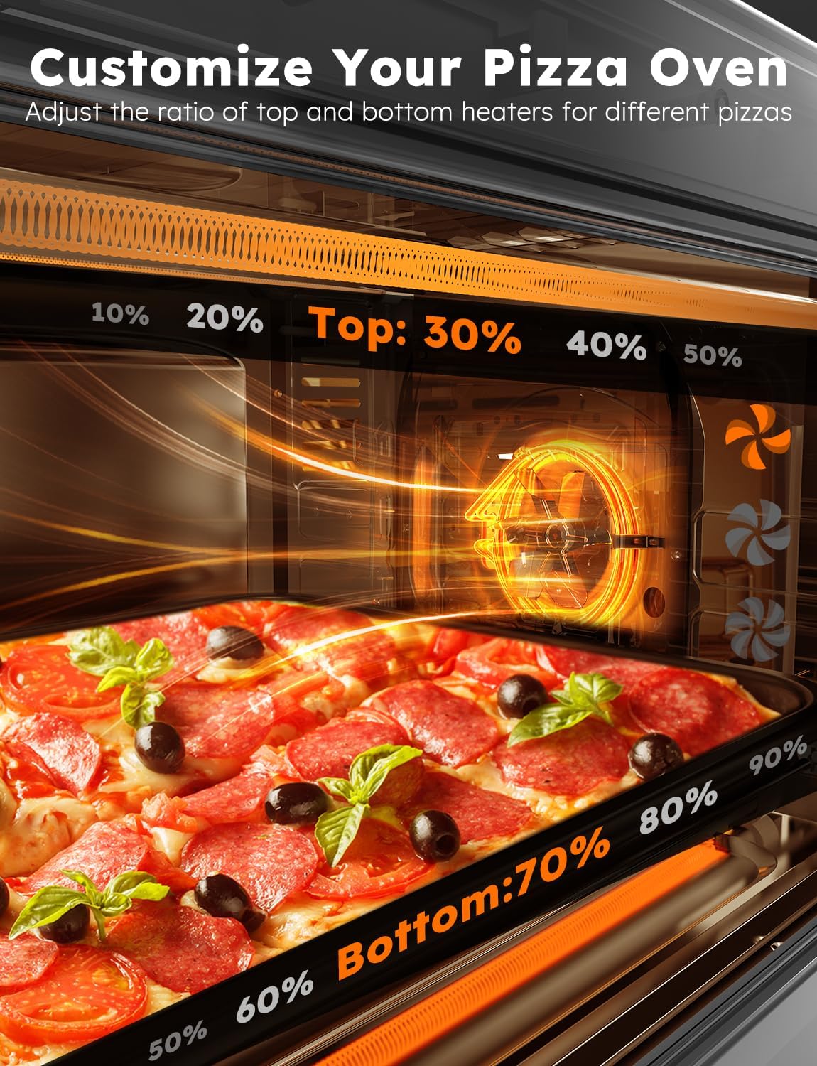 Bravo XL Pro Air Fryer Toaster Oven 30Qt Stainless Steel