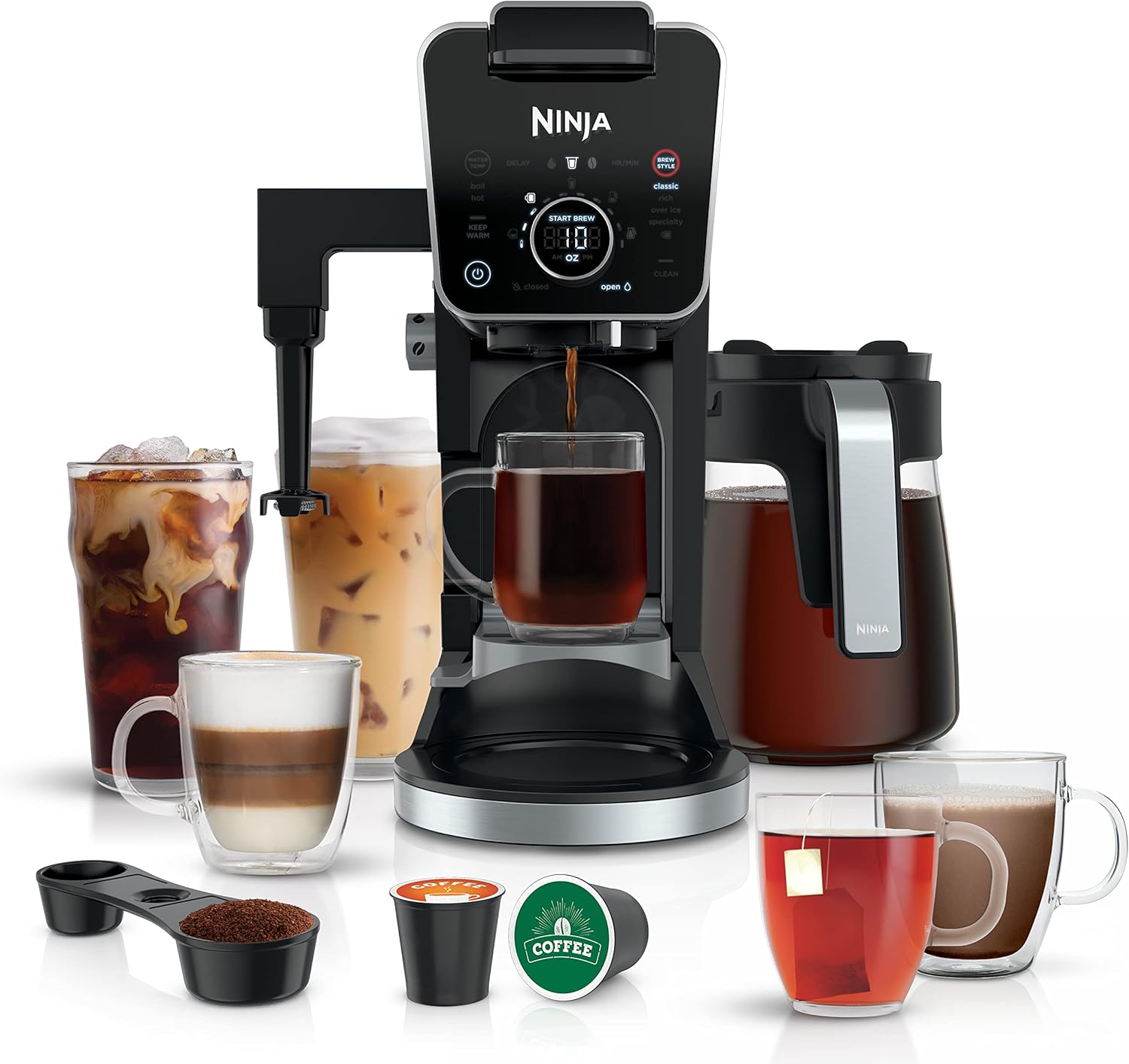 Drip Coffee Maker DualBrew Pro K-Cup Combo 12 Cup