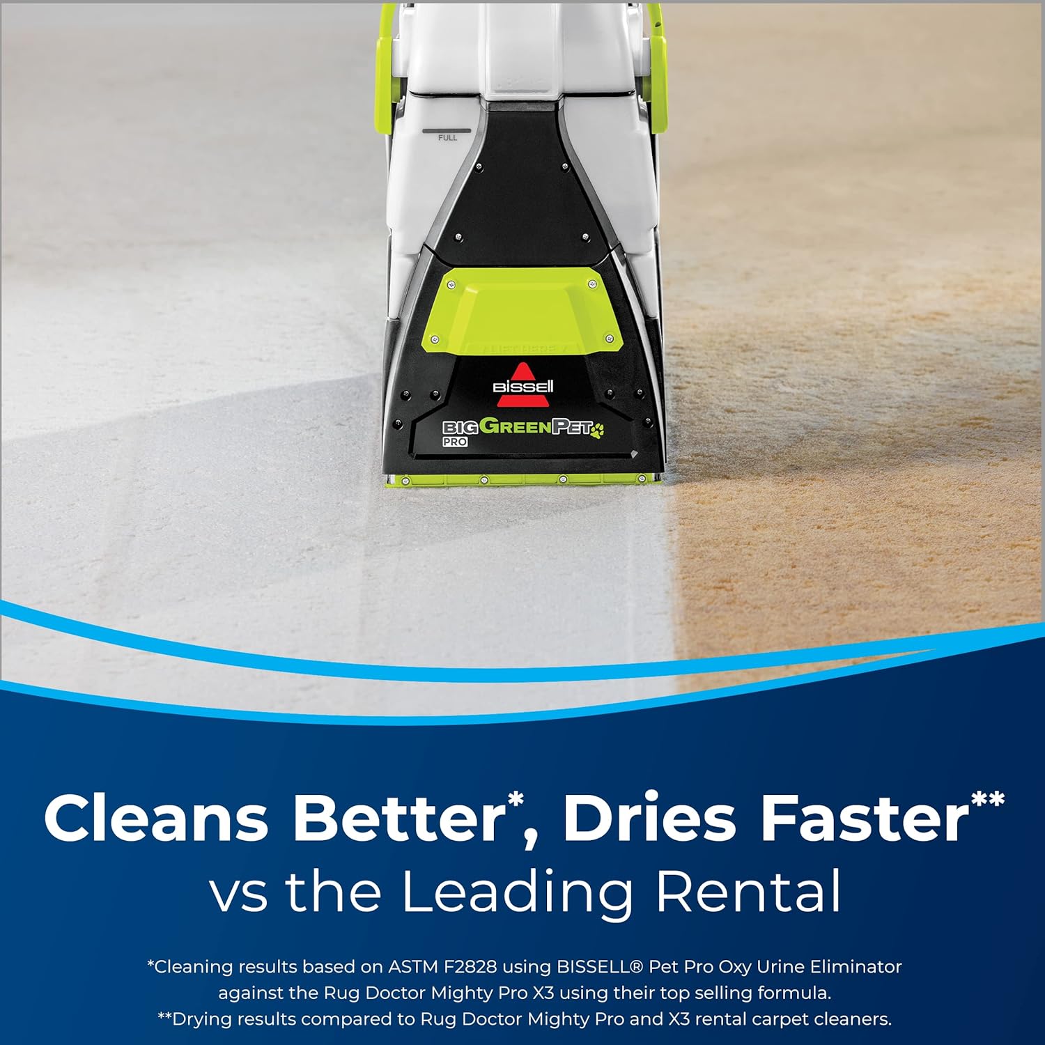 Big Green Professional Carpet Cleaner with Tools