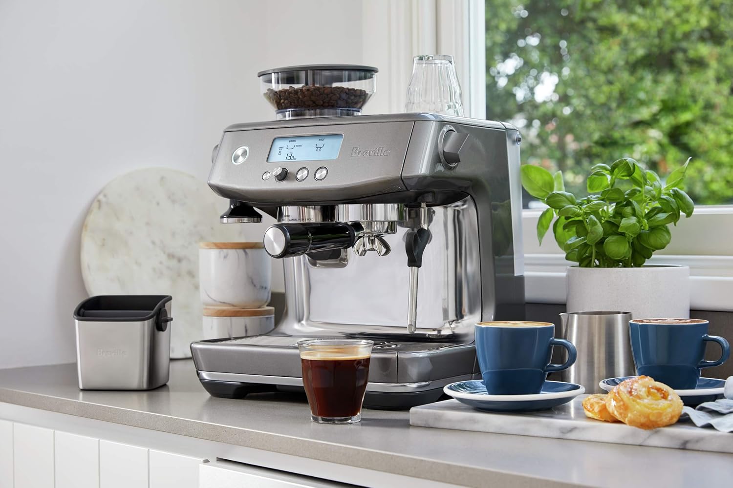 Barista Pro Espresso Machine BES878BSS – Steel