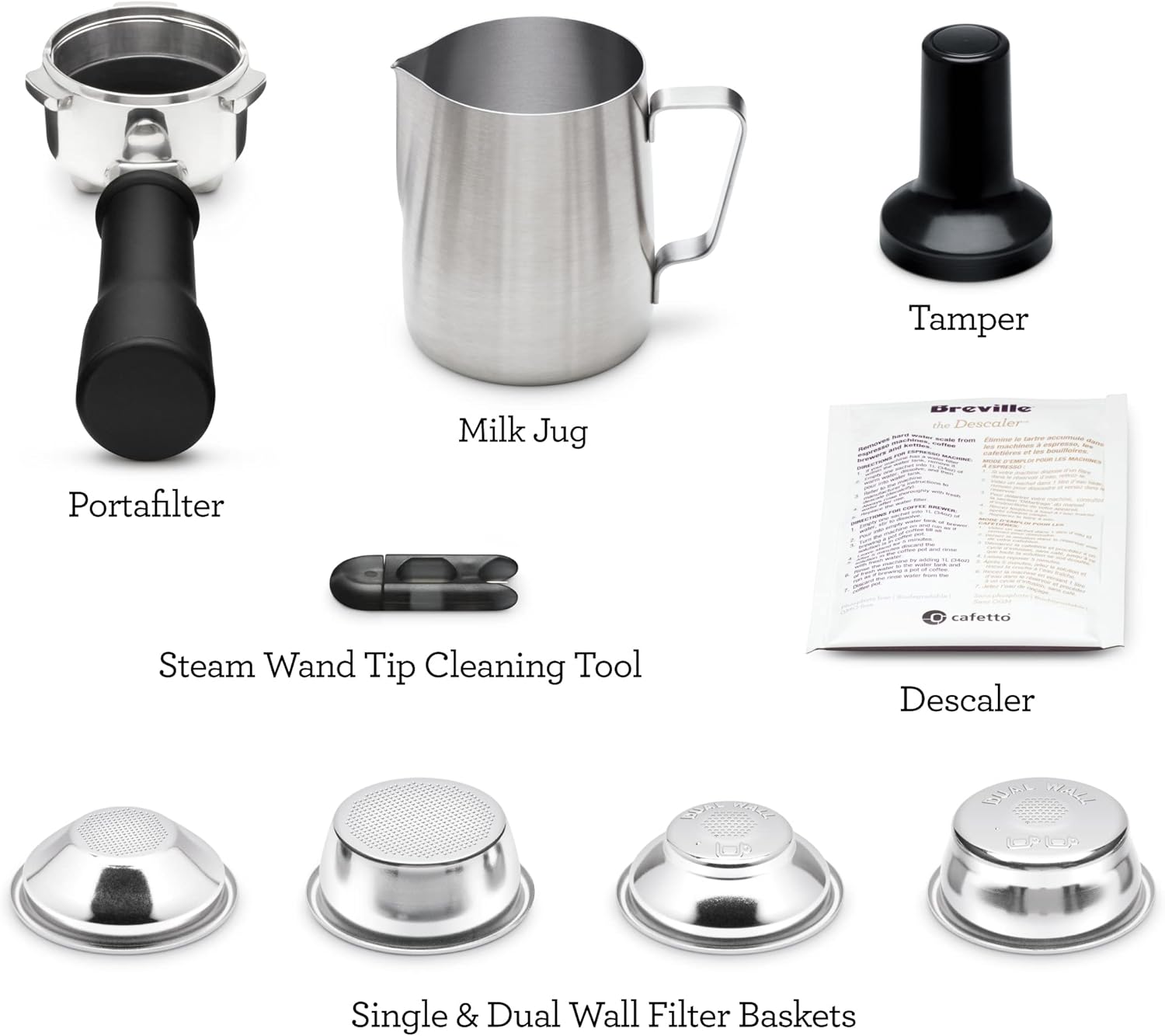 Bambino Espresso Machine BES450BSS – Stainless Steel