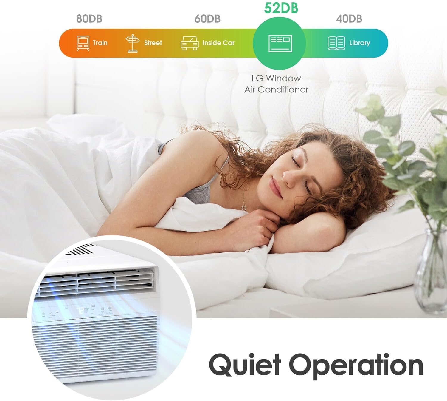 8,000 BTU Window Air Conditioner, Remote & Quiet
