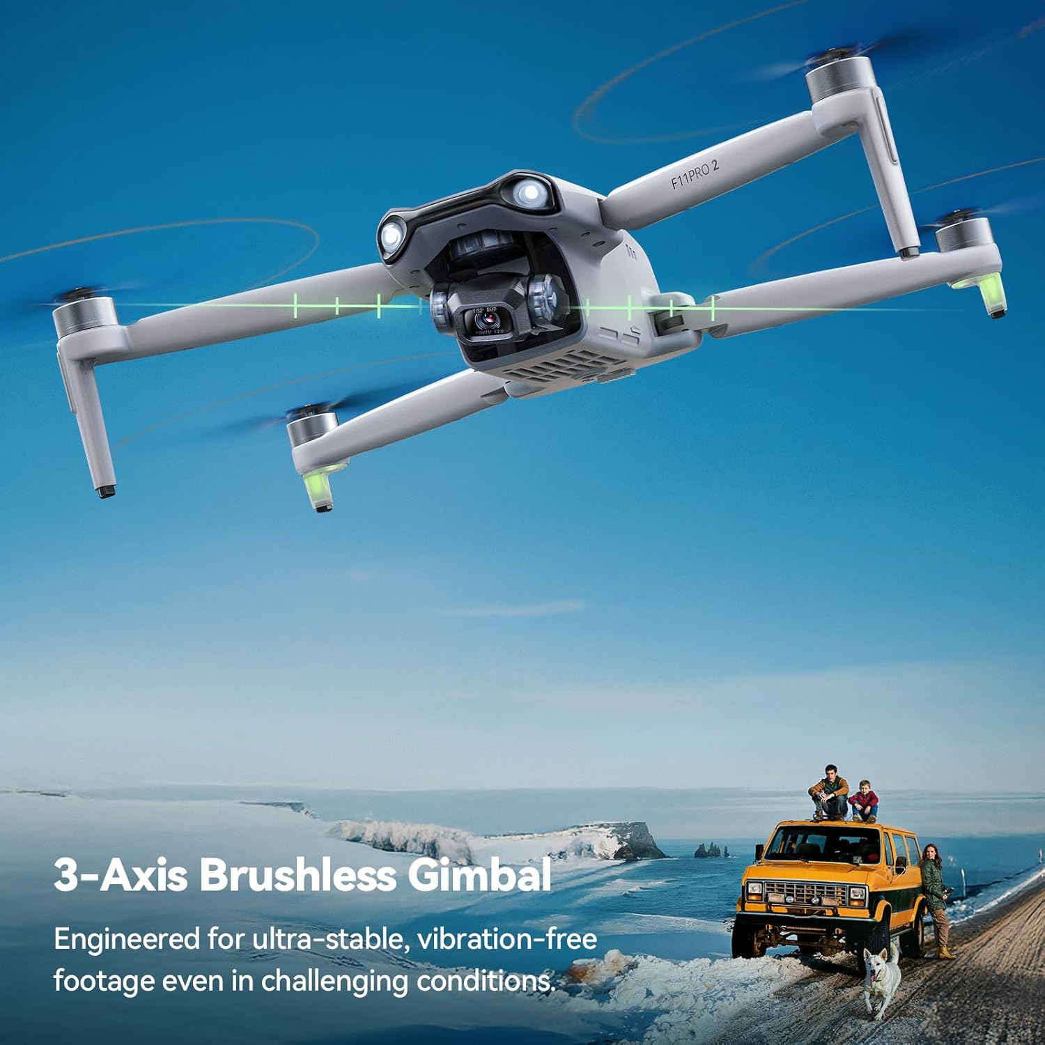 F11Pro 2 Drone 6K Camera 3-Axis Gimbal 70-Min Flight