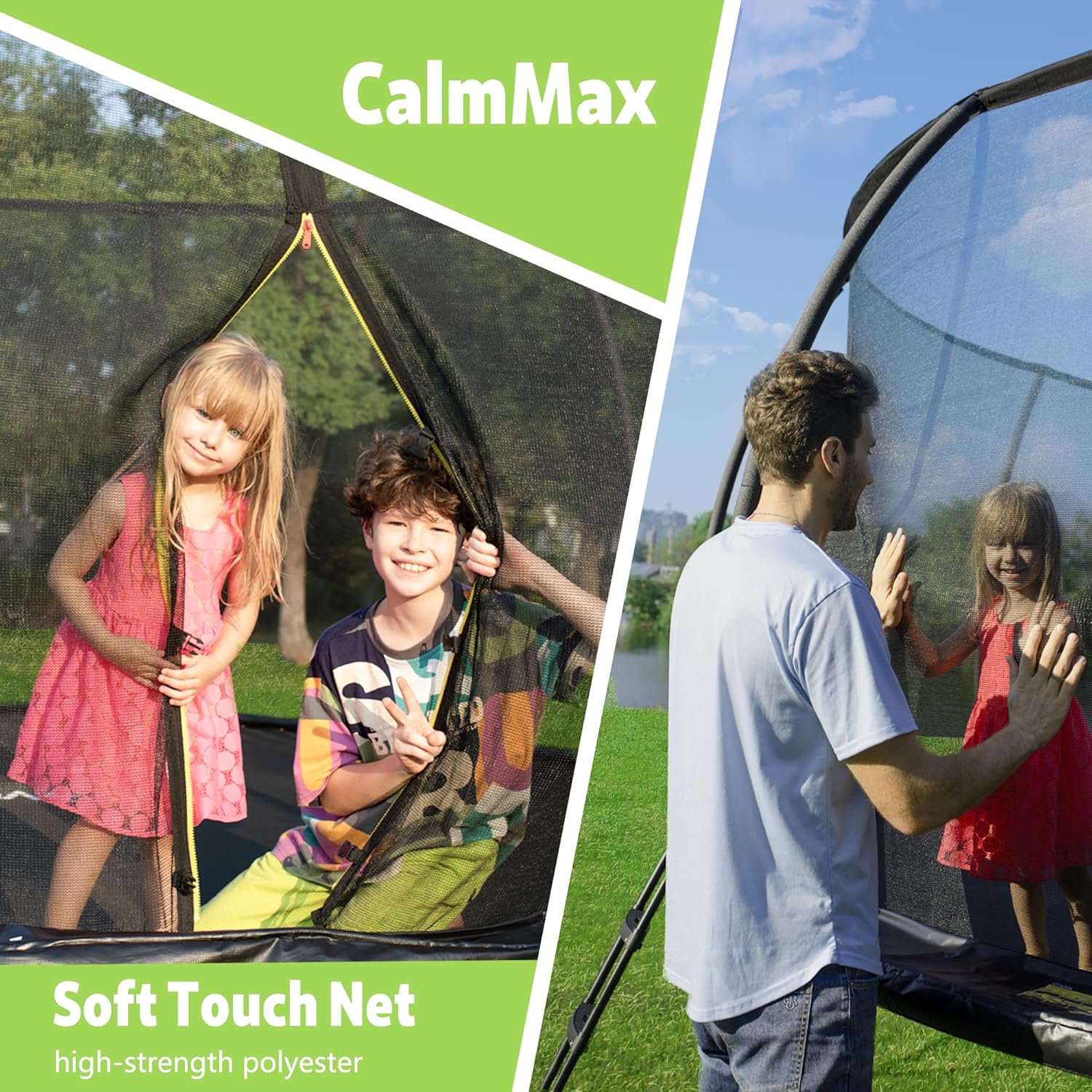 14Ft Trampoline with Safety Enclosure & Ladder