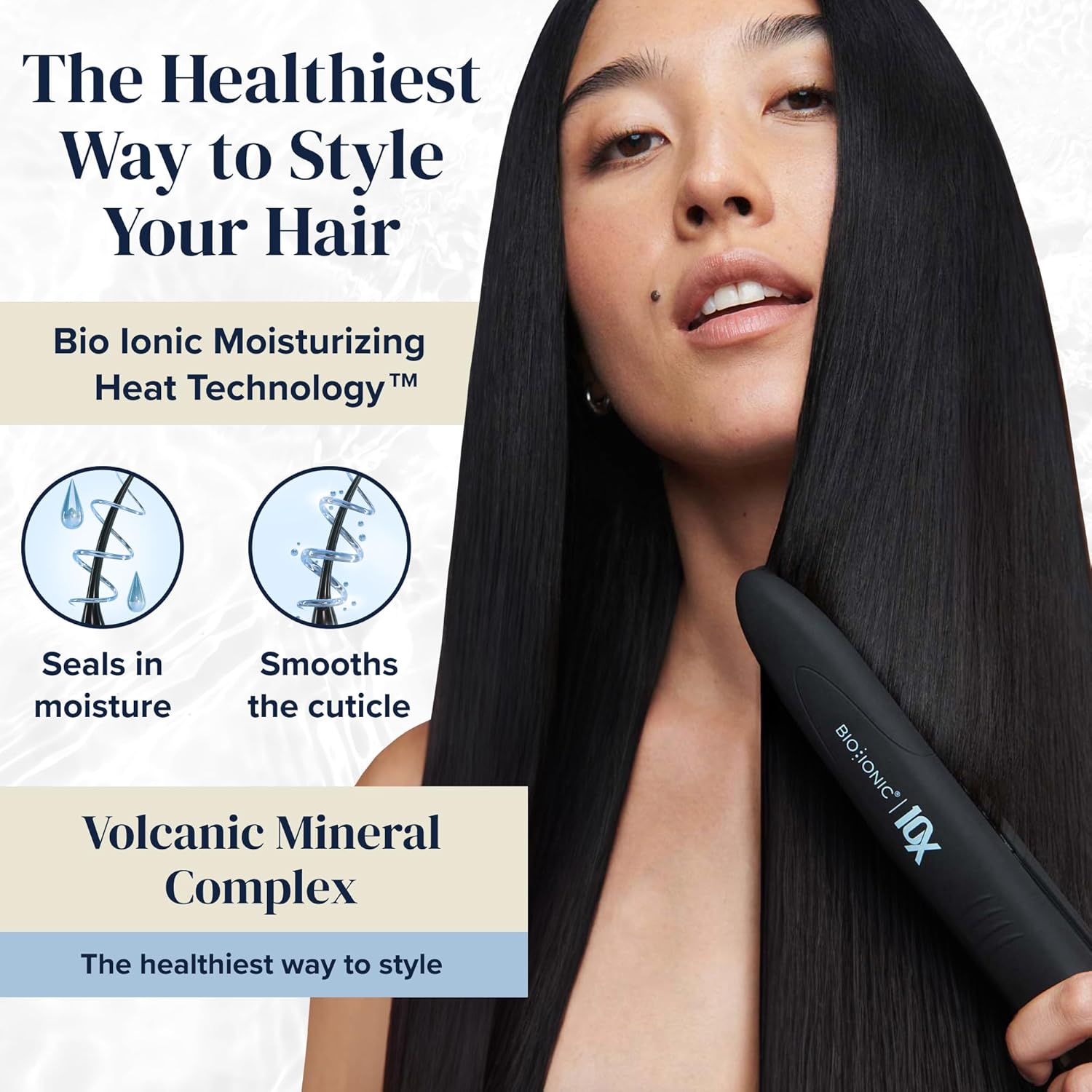 10X Styling Iron – 1′′ Sonic Flat Iron & Curler